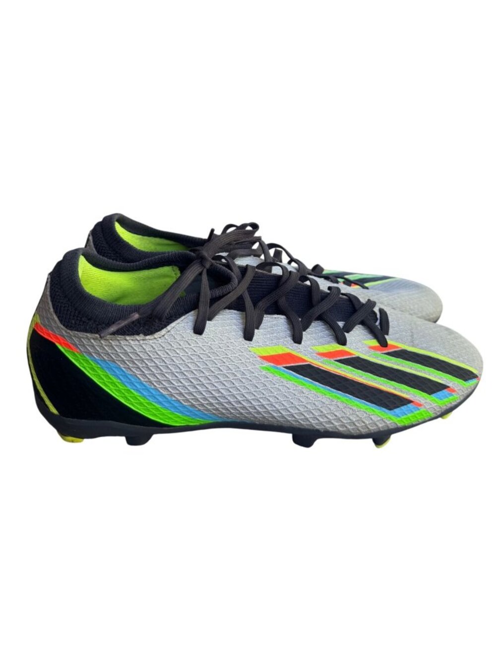 ADIDAS X SPEEDPORTAL.3 FG SOCCER CLEATS SHOES Silver GW8454 MENS SIZE 10